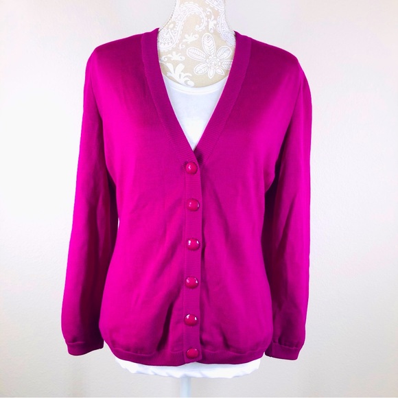 Valentino Vintage 100% Wool Sweater Cardigan 8 - Picture 2 of 13